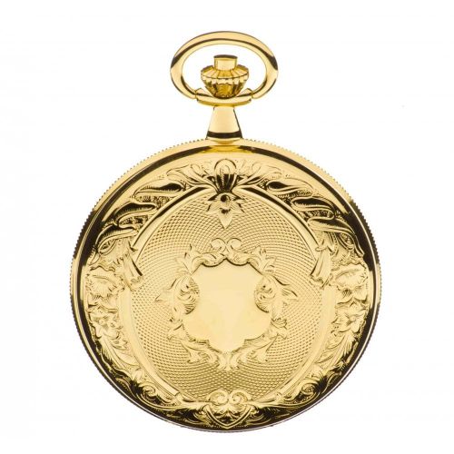 Gold Toned Double Hunter Mechanical Pocket Watch