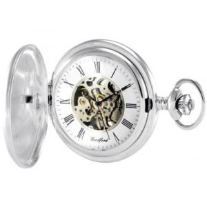 Full hunter 2025 skeleton pocket watch